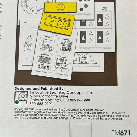 Touch Math General Math Kit-Kindergarten - Picture 4 of 9